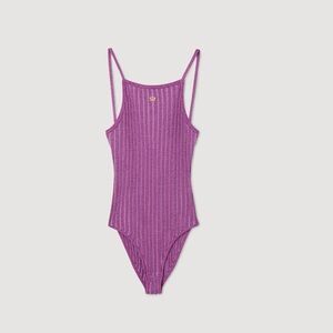 Sandro Purple Bodysuit
